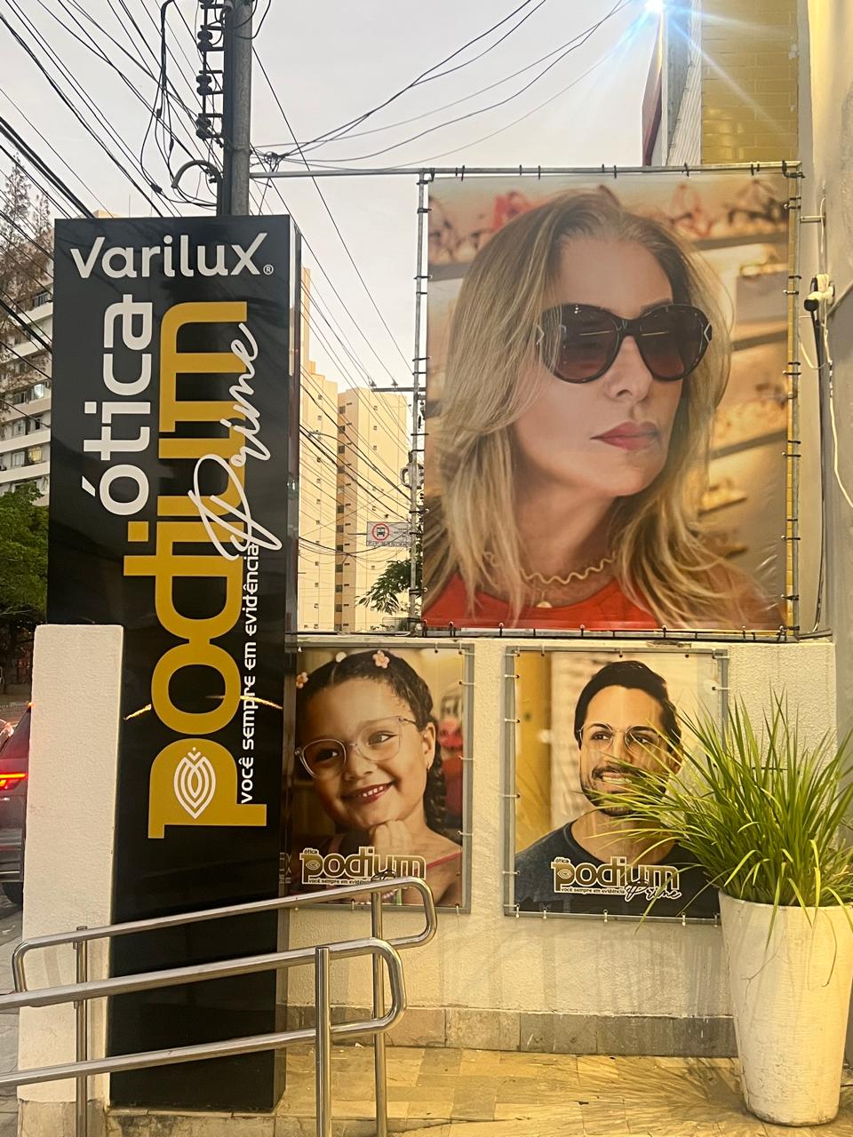 Fachada da Ótica Podium Prime em Aracaju